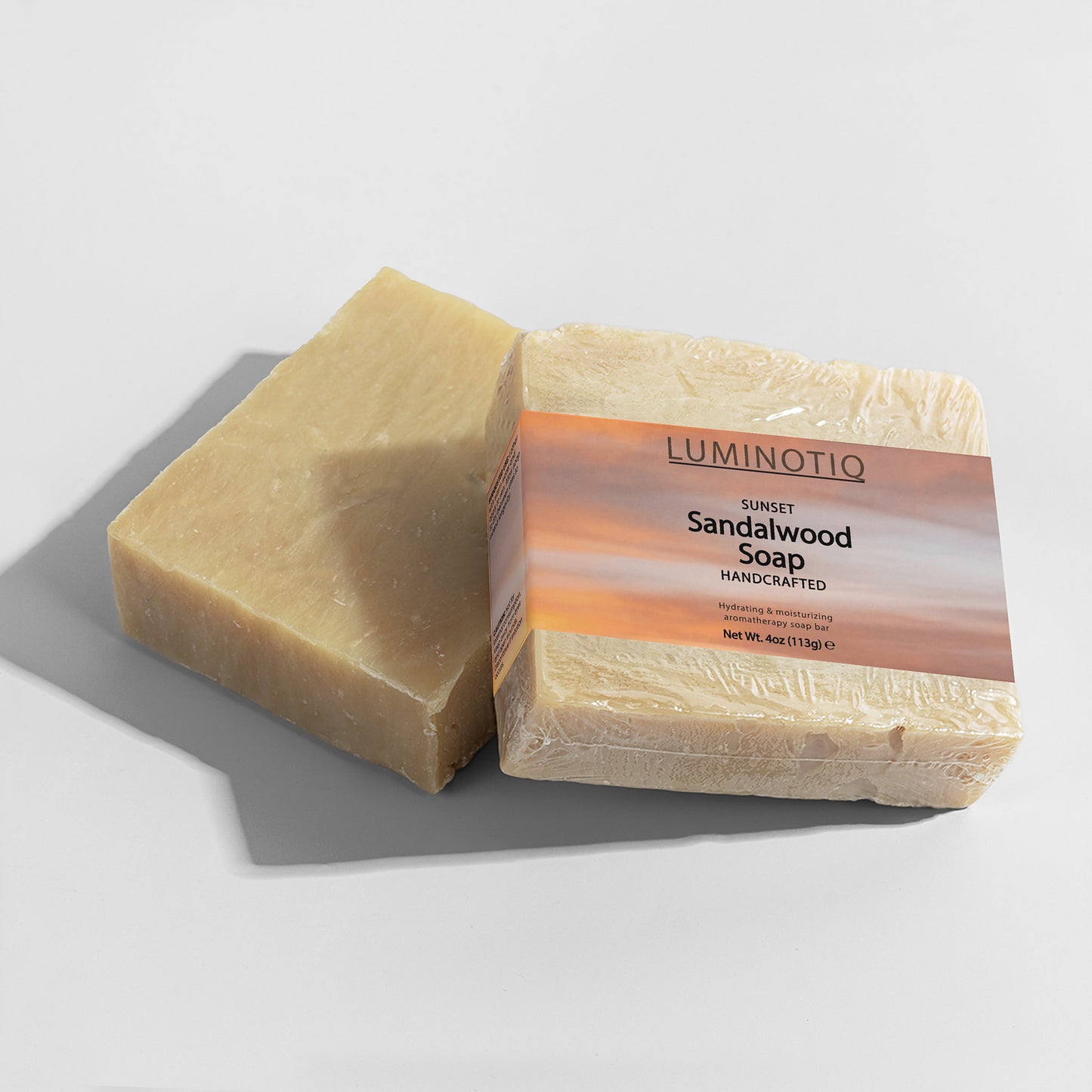 SUNSET Sandalwood Soap - Warm, grounding, and moisturizing - the perfect end-of-day-wash.