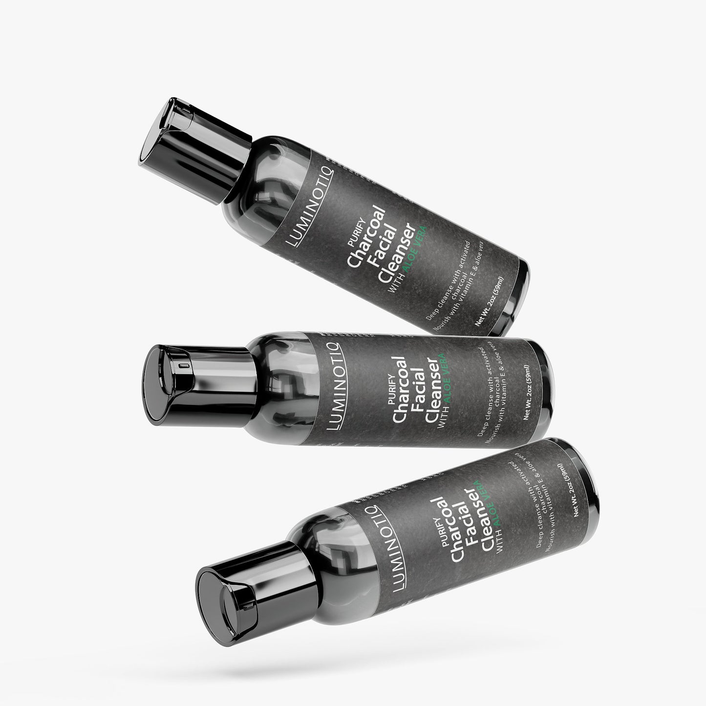 PURIFY Charcoal Facial Cleanser - Deep-cleans pores and lifts away impurities without stripping.