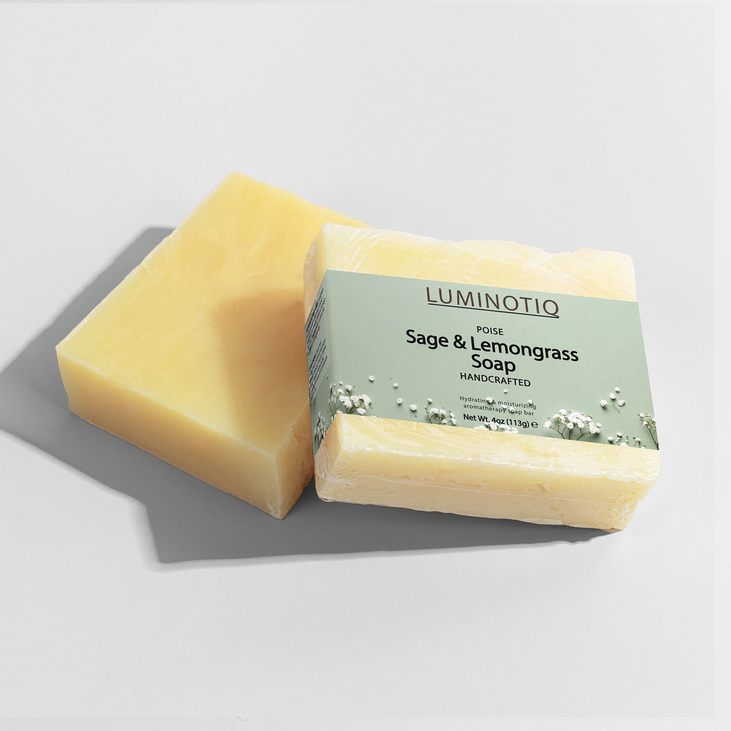 POISE Sage & Lemongrass Soap - An herbal, energizing bar that balances and refreshes.