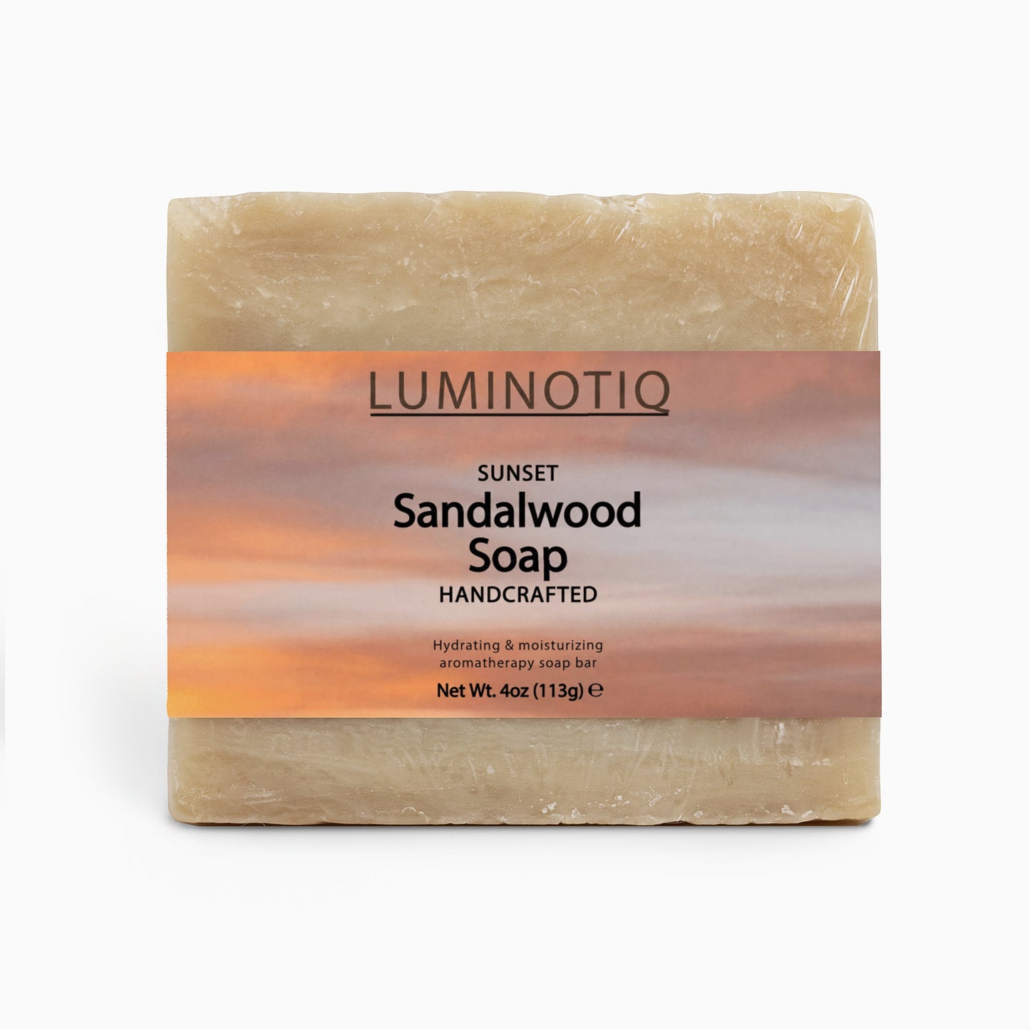SUNSET Sandalwood Soap - Warm, grounding, and moisturizing - the perfect end-of-day-wash.