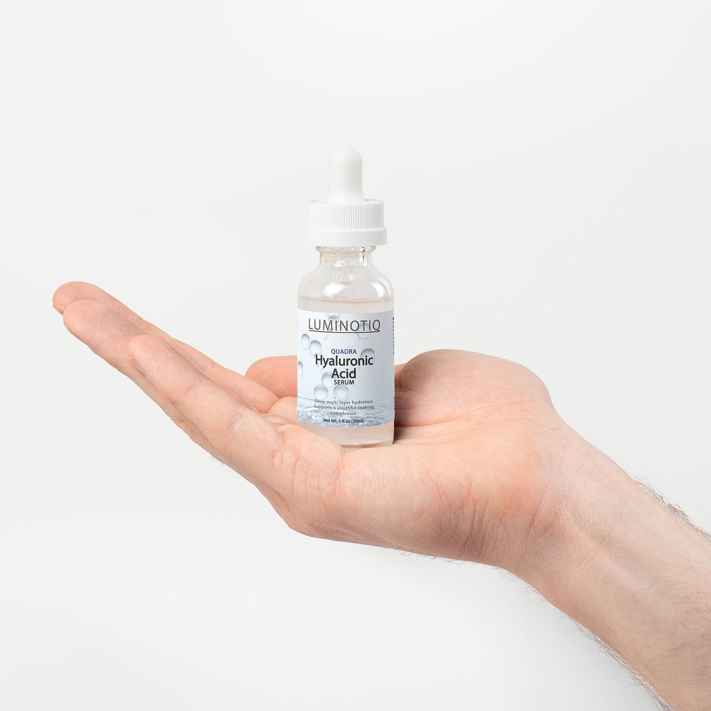 QUADRA Hyaluronic Acid Serum - 4-layer hydration that keeps skin plump.