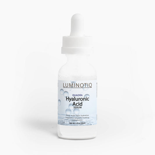 QUADRA Hyaluronic Acid Serum - 4-layer hydration that keeps skin plump.