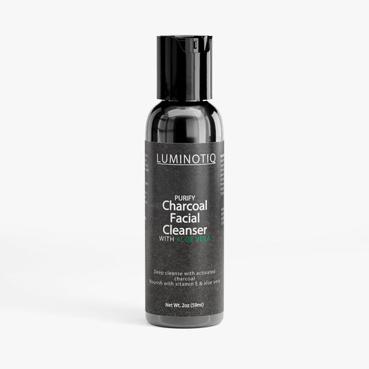 PURIFY Charcoal Facial Cleanser - Deep-cleans pores and lifts away impurities without stripping.