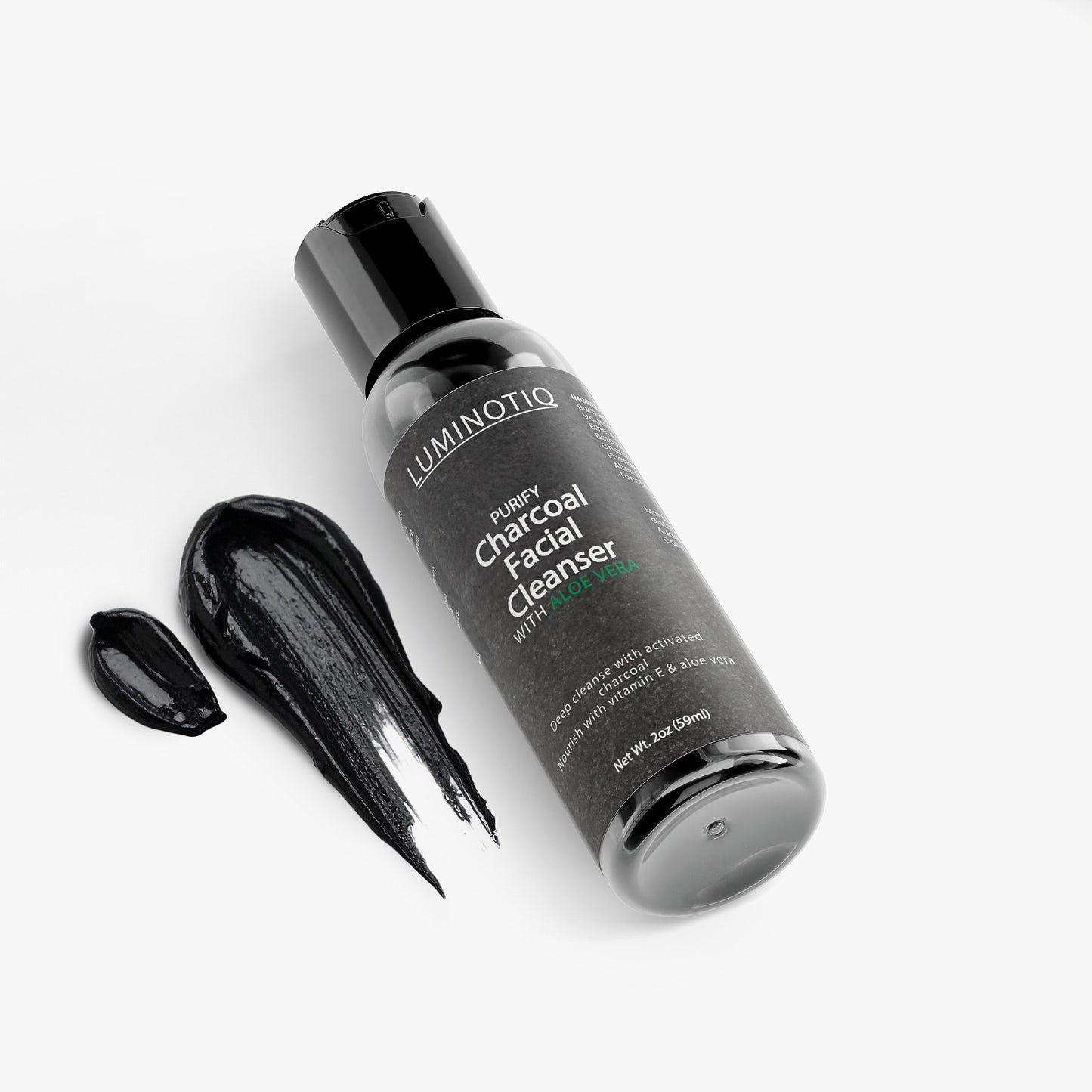 PURIFY Charcoal Facial Cleanser - Deep-cleans pores and lifts away impurities without stripping.