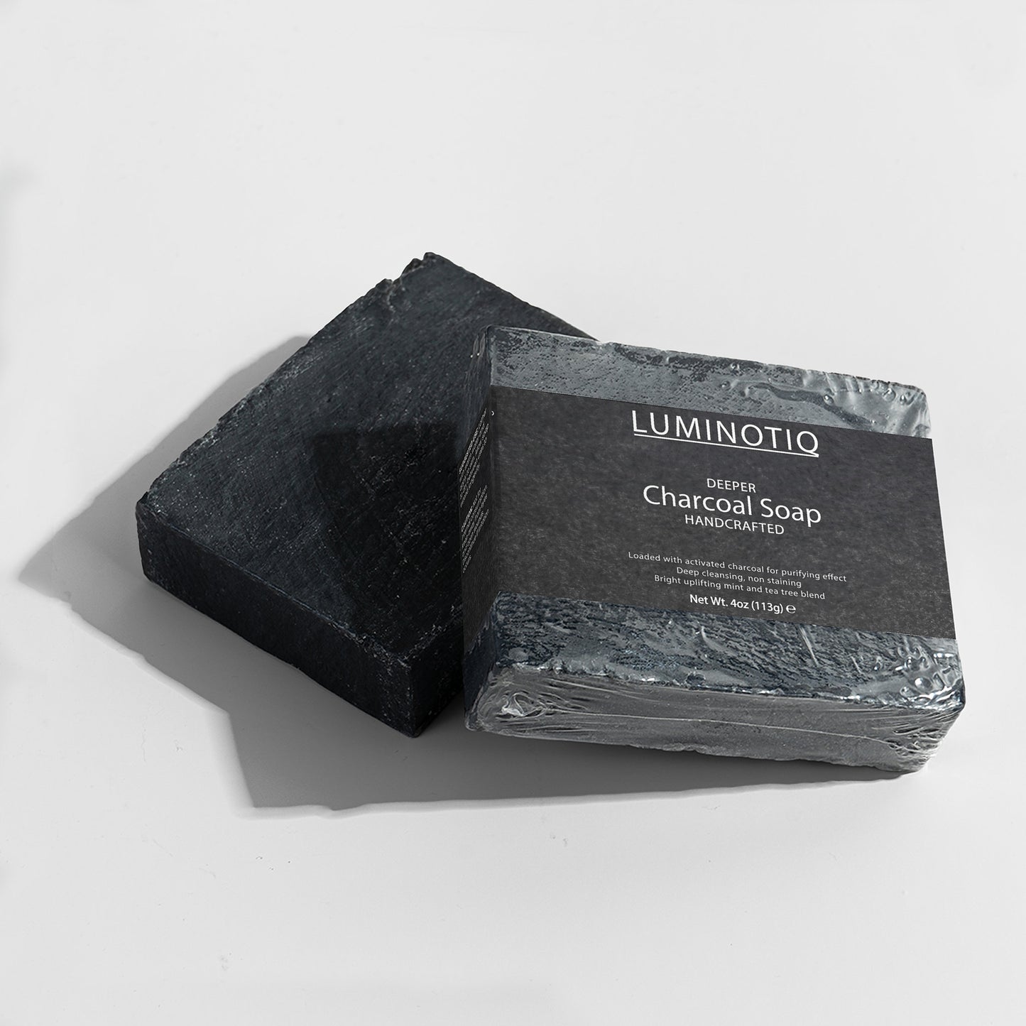 DEEPER Charcoal Soap - Draw out deep-set impurities for a genuinely clean feel.