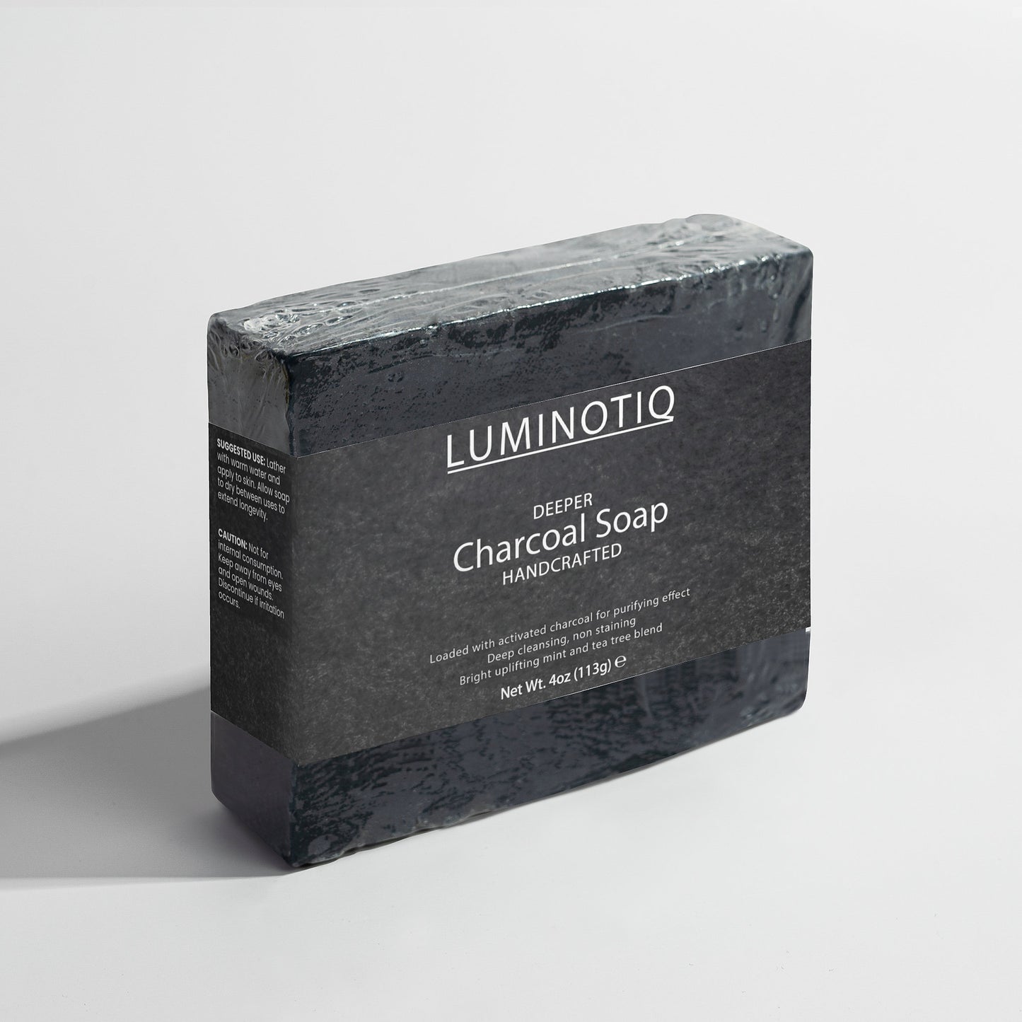 DEEPER Charcoal Soap - Draw out deep-set impurities for a genuinely clean feel.